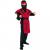 Карнавальный костюм "Воин"красная накидка